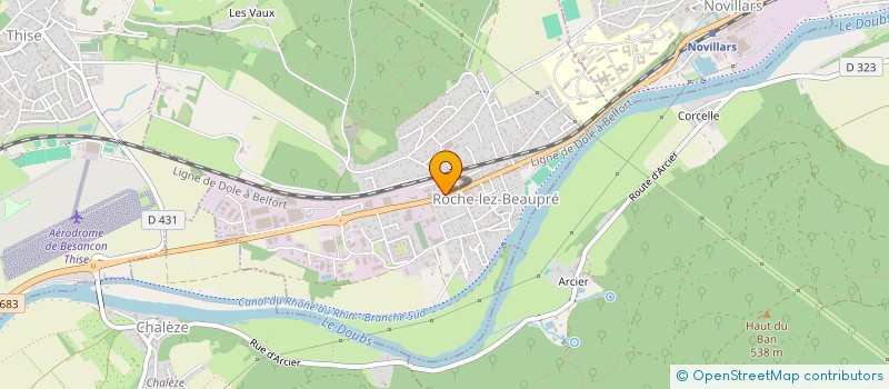 localisation de l'entreprise SOFRAME à VAIRE