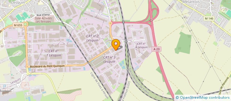 localisation de l'entreprise SOFRAMI SOC FRANCAISE MAINTENANCE INDUST à FRETIN