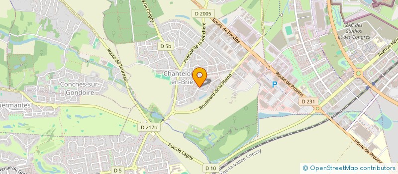 localisation de l'entreprise SOFRAMO  CHANTELOUP-EN-BRIE