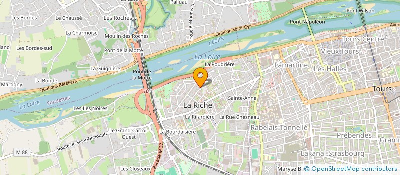 localisation de l'entreprise SOFRAN TRANSPORT  LA RICHE