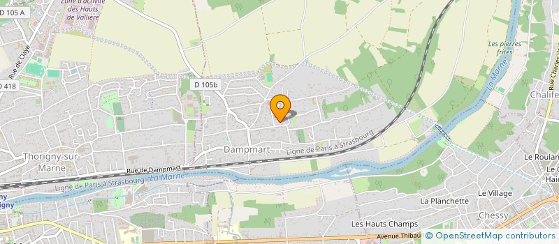 localisation de l'entreprise SOFRANGESTION  DAMPMART