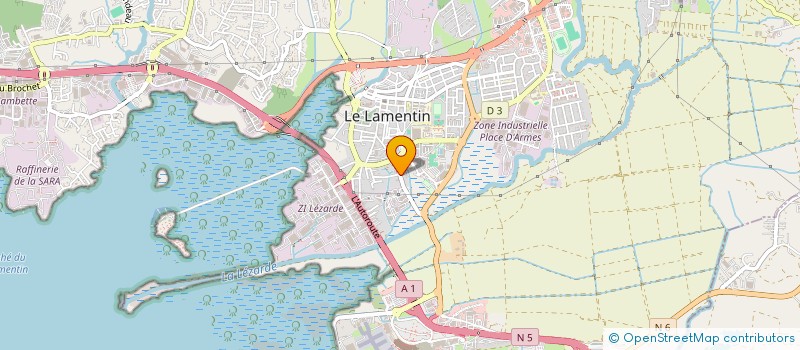 localisation de l'entreprise SOFRAPAR à LE LAMENTIN