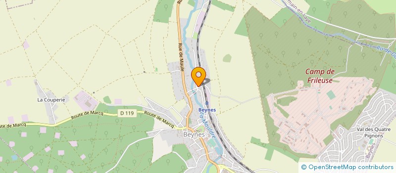 localisation de l'entreprise SOFRAPOR à BEYNES