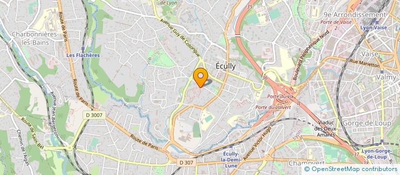 localisation de l'entreprise SOFRASCO INTERNATIONAL  ECULLY