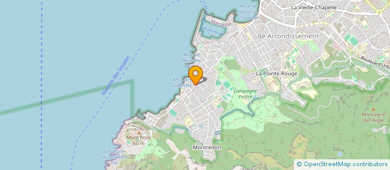 localisation de l'entreprise SOFRASUD EUROMAT à MARSEILLE 8