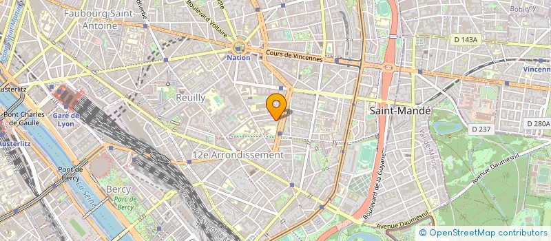 localisation de l'entreprise SOFRASYL à PARIS