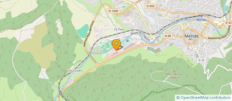 localisation de l'entreprise SOFRAX  MENDE