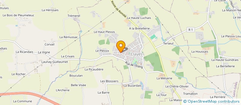 localisation de l'entreprise SOFRE  CLAYES