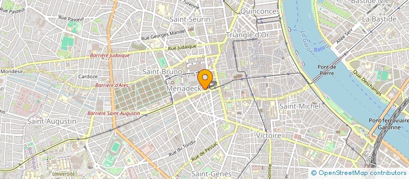 localisation de l'entreprise SOFRE FITNESS 3 à BORDEAUX