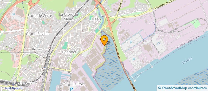 localisation de l'entreprise SOFREBA  SAINT-NAZAIRE