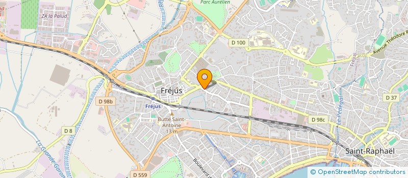 localisation de l'entreprise SOFRECAM  FREJUS