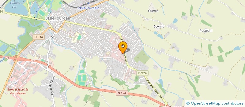 localisation de l'entreprise SOFRECLIM à L'ISLE-JOURDAIN