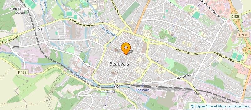 localisation de l'entreprise SOFRED à BEAUVAIS