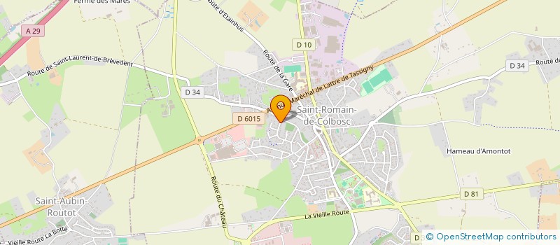 localisation de l'entreprise SOFRED  SAINT-ROMAIN-DE-COLBOSC