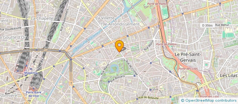 localisation de l'entreprise SOFRED - SOC FR RENOVATION ET DEPANNAGE  PARIS