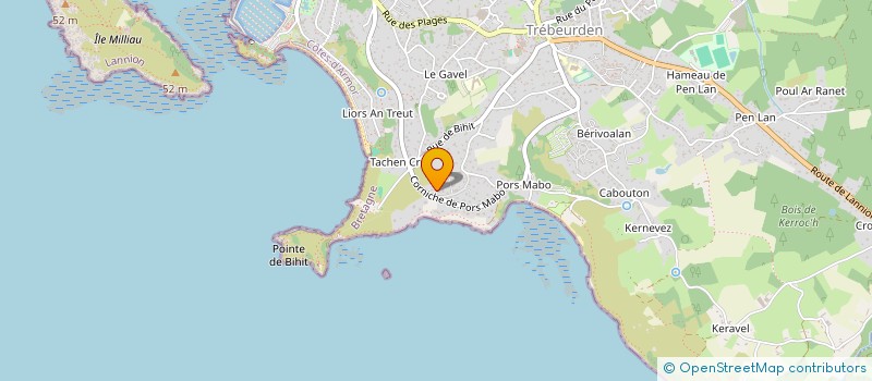 localisation de l'entreprise SOFRED1  TREBEURDEN