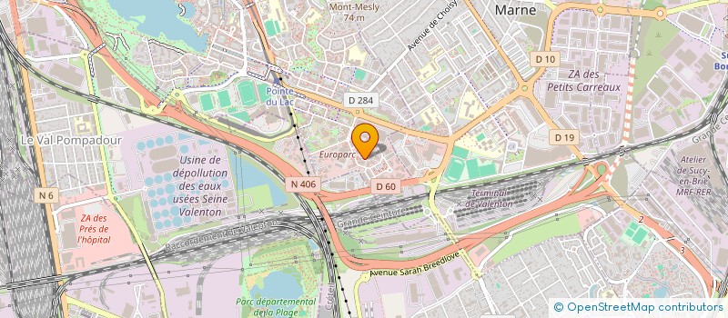 localisation de l'entreprise SOFREIGHT à CRETEIL