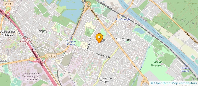 localisation de l'entreprise SOFREL ENERGIE à RIS-ORANGIS