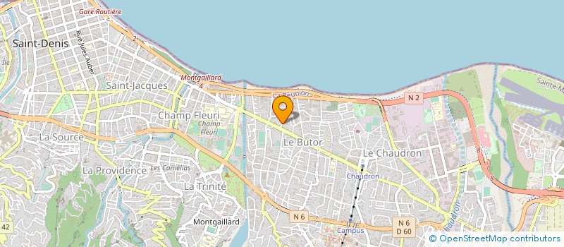 localisation de l'entreprise SOFREM à SAINT-DENIS