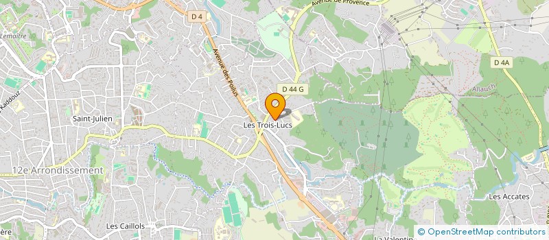 localisation de l'entreprise SOFREN CONSTRUCTION à MARSEILLE