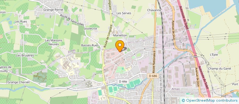 localisation de l'entreprise SOFRENCO à GLEIZE