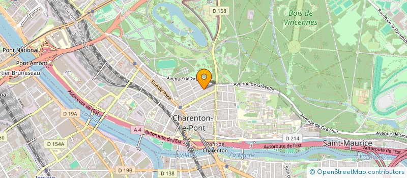 localisation de l'entreprise SOFRENEIN RENOV & NEGOCE INTER à CHARENTON-LE-PONT