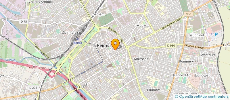 localisation de l'entreprise SOFREST SOCIETE DES FERRAILLES DE L EST à REIMS