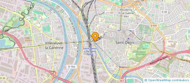 localisation de l'entreprise SOFREX à SAINT-DENIS