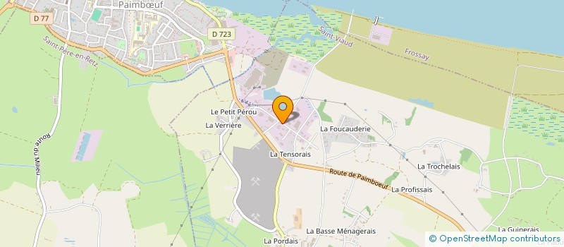 localisation de l'entreprise SOFRICEL à SAINT-VIAUD