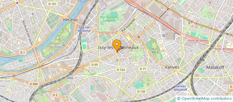 localisation de l'entreprise SOFRIEX à ISSY-LES-MOULINEAUX