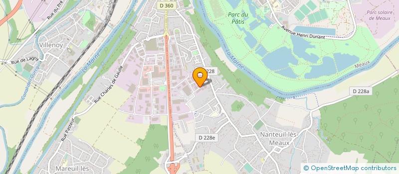 localisation de l'entreprise SOFRIMAT à NANTEUIL-LES-MEAUX