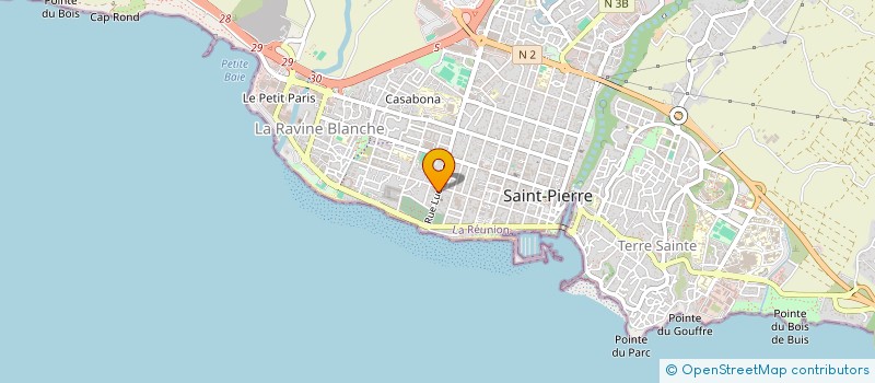 localisation de l'entreprise SOFRINOX SARL à SAINT-PIERRE