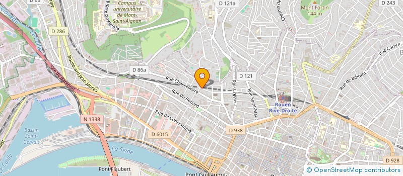 localisation de l'entreprise SOFRO à ROUEN