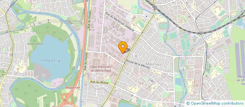 localisation de l'entreprise SOFT à STRASBOURG