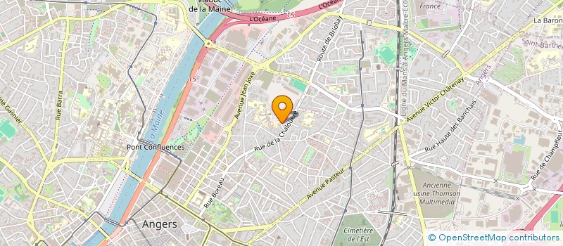 localisation de l'entreprise SOFT à ANGERS