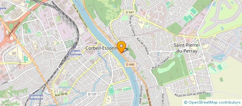 localisation de l'entreprise SOFT AIR COMPANY à CORBEIL-ESSONNES