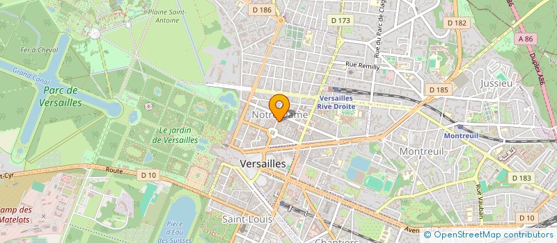 localisation de l'entreprise SOFT & CO à VERSAILLES