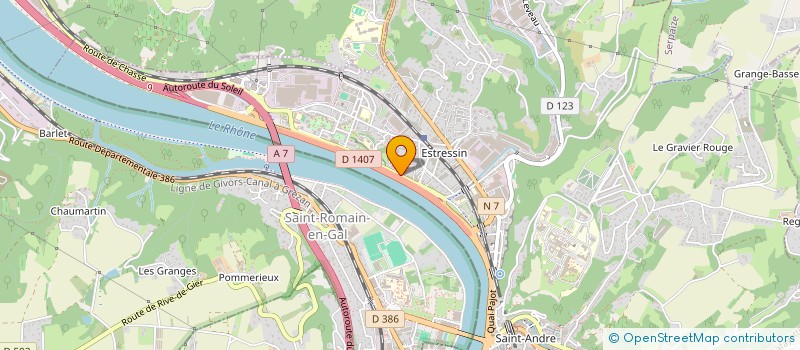 localisation de l'entreprise SOFT&CO à VIENNE