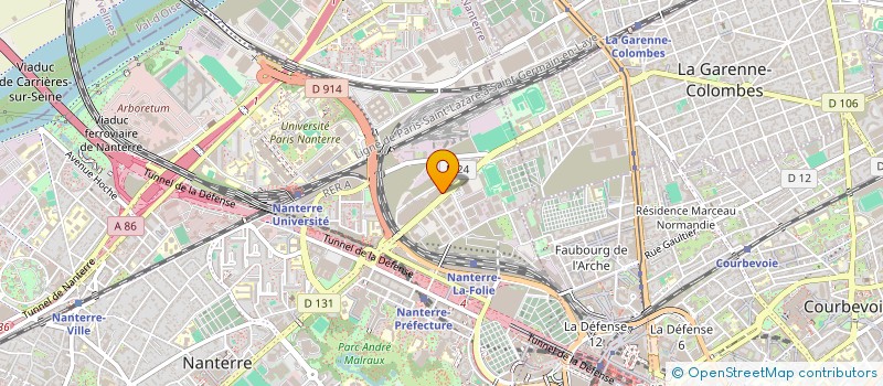localisation de l'entreprise SOFT CONCEPT à NANTERRE