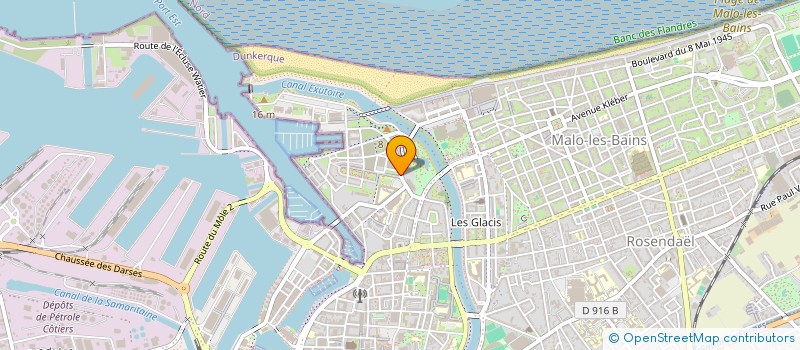 localisation de l'entreprise SOFT CONCEPT à DUNKERQUE