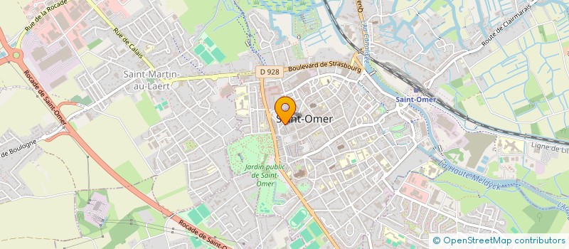 localisation de l'entreprise SOFT CONCEPT  SAINT-OMER