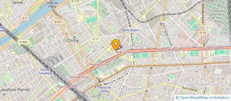 localisation de l'entreprise SOFT CONSEILS SAS à CLICHY
