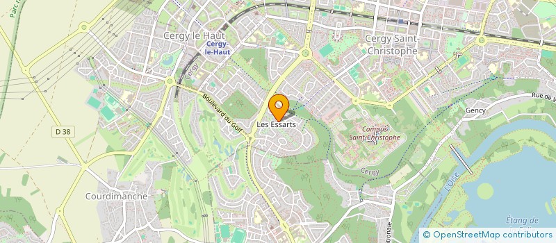 localisation de l'entreprise SOFT CRAFTER  CERGY