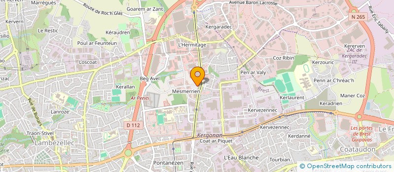 localisation de l'entreprise SOFT ENERGIES à BREST