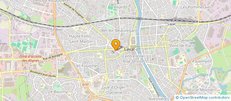 localisation de l'entreprise SOFT ESPACE BIEN ETRE à LAVAL