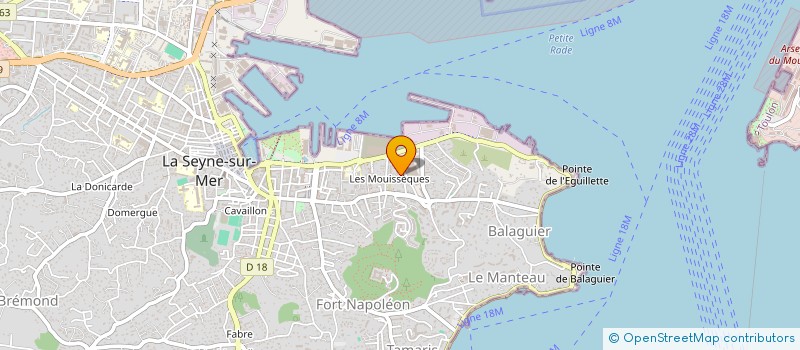 localisation de l'entreprise SOFT IMMO à LA SEYNE-SUR-MER