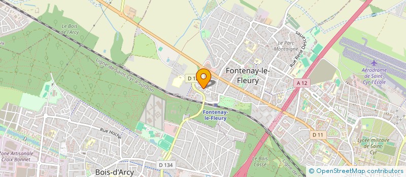 localisation de l'entreprise SOFT-INFO à FONTENAY-LE-FLEURY
