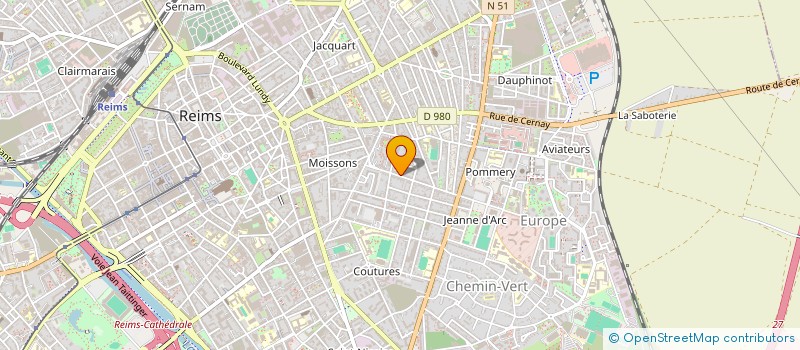 localisation de l'entreprise SOFT INFORMATIQUE 87 à REIMS