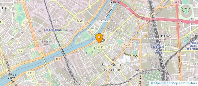 localisation de l'entreprise SOFT INTER TECHNOLOGIES à SAINT-OUEN-SUR-SEINE