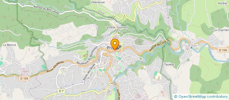 localisation de l'entreprise SOFT-IT  PRIVAS